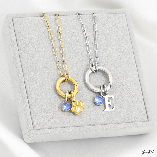 MySaarlin necklaces with charms