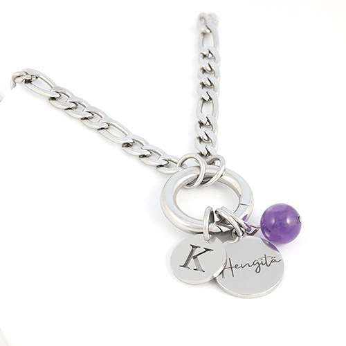 MySaarlin-piece with letter disc